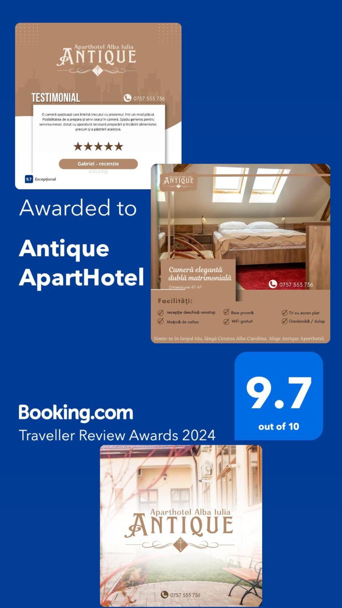 Antique Aparthotel 阿尔巴·尤利亚· 外观 照片